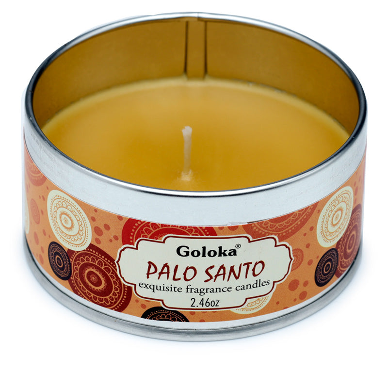 Goloka Palo Santo Wax Candle Tin CAND90