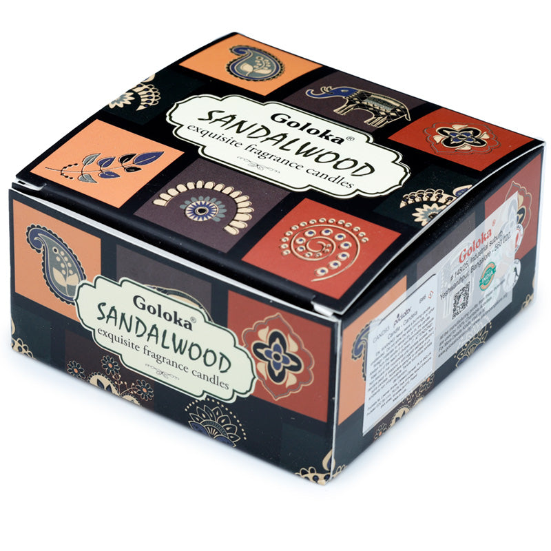 Goloka Sandalwood Wax Candle Tin CAND93