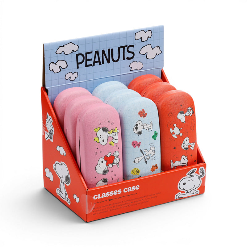 Glasses/Sunglasses Case Peanuts Snoopy & Woodstock CASE100