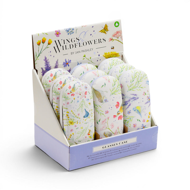 Glasses/Sunglasses Case Jan Pashley Wings & Wildflowers CASE102