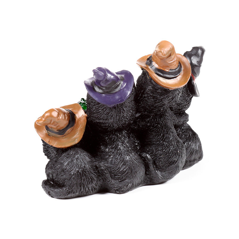 Witches Magical Black Cat LED Bubbling Cauldron CAT197