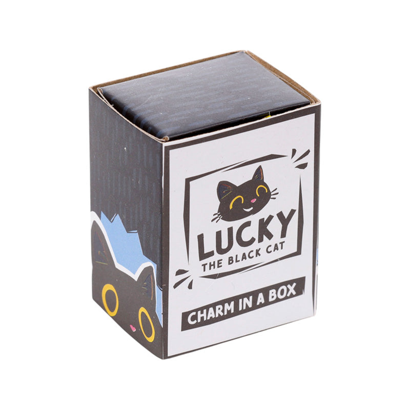 Lucky the Black Cat Charm in a Box CAT204