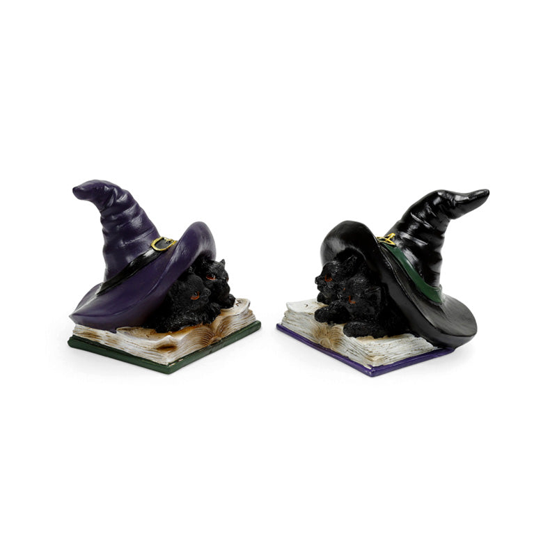 Witches Magical Black Cats Learning Spells CAT207