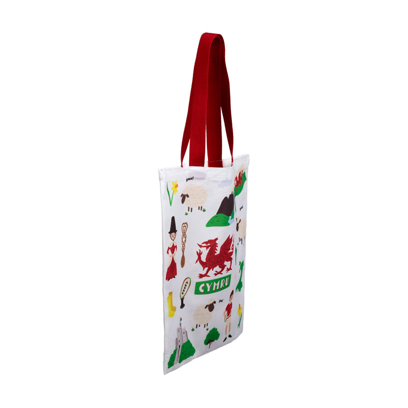Welsh Dragon Wales (Cymru) Reusable Tote Bag CBAG127