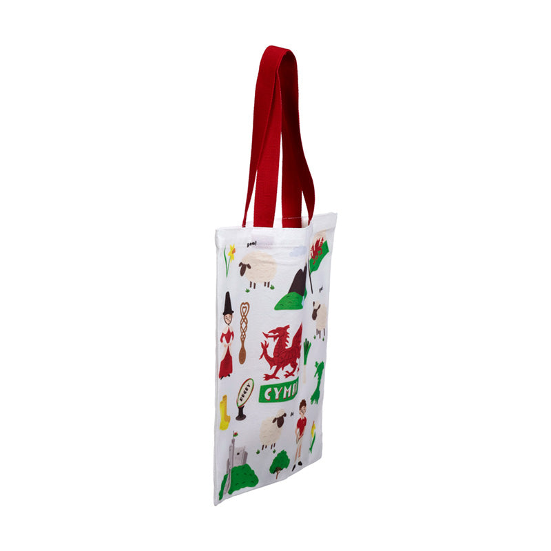 Welsh Dragon Wales (Cymru) Reusable Tote Bag CBAG127