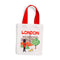 London Souvenir Big Ben & Buckingham Palace Reusable Small Tote Bag CBAG138