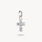 Thomas Sabo Charm Club Charming Connect Sterling Silver Cross With White Stones Charm CC1206-051-14