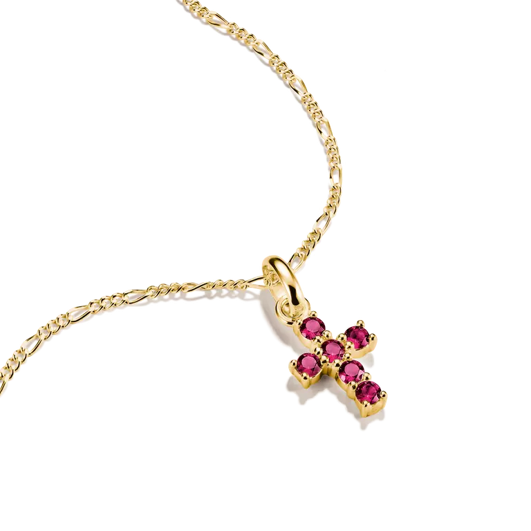 Thomas Sabo Charming Connect 18ct Gold Plated Red Cross Charm CC1206-M01-50