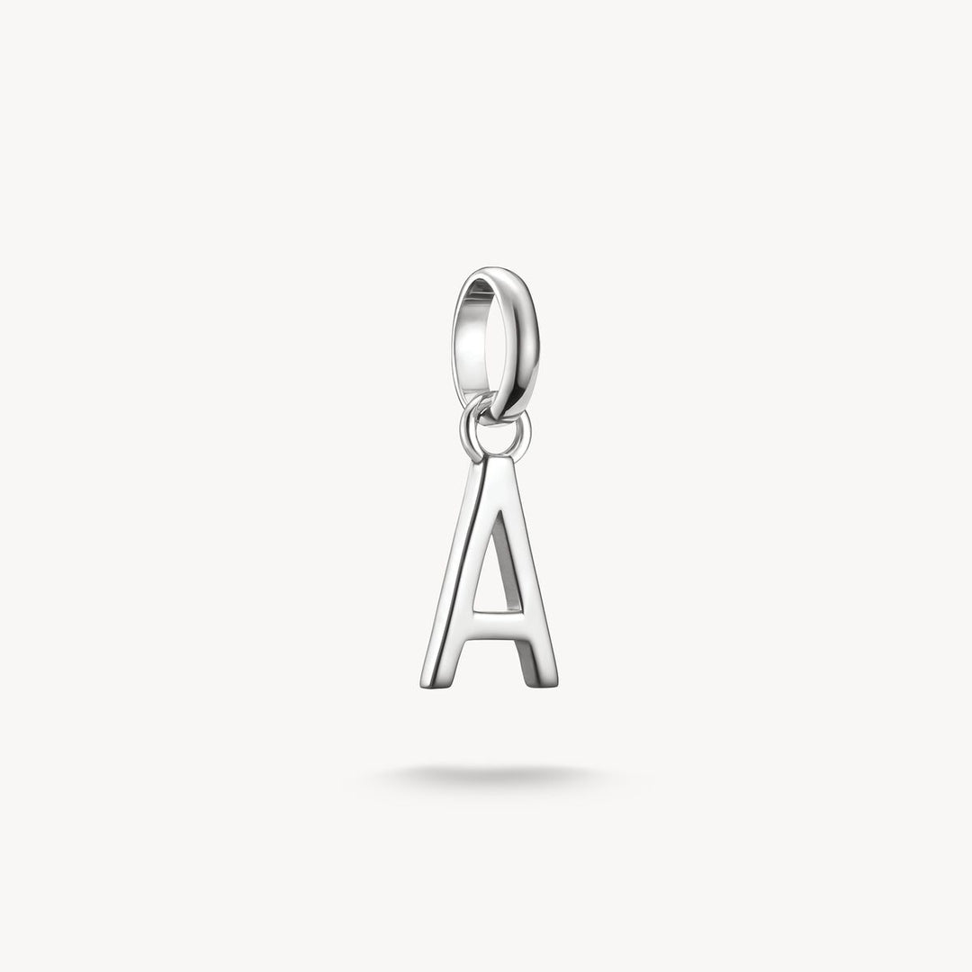 Thomas Sabo Charm Club Charming Connect Sterling Silver Letter A Charm CC1207-001-21