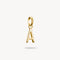 Thomas Sabo Charm Club Charming Connect Gold Plated Letter A Charm CC1207-413-39