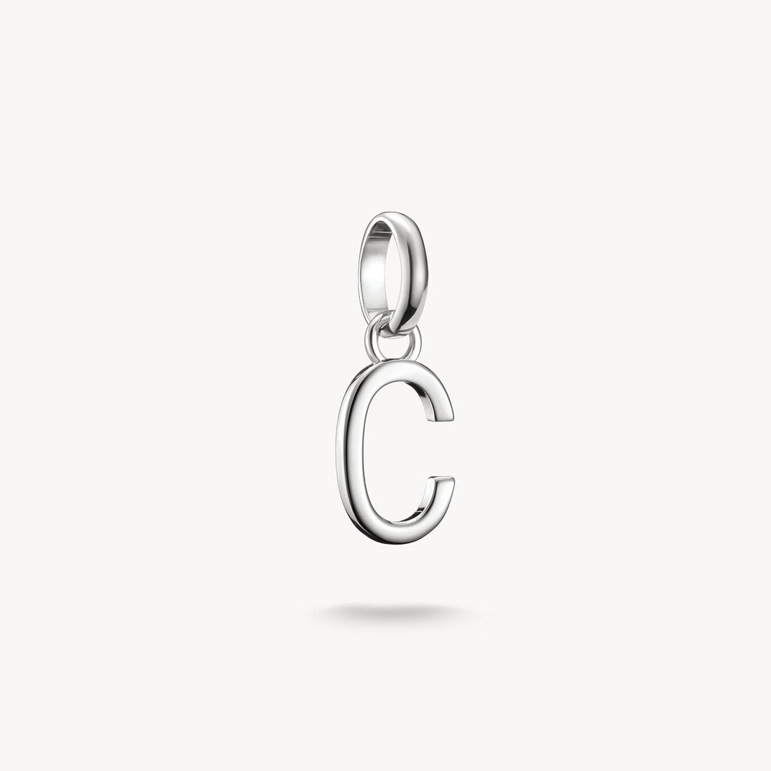 Thomas Sabo Charm Club Charming Connect Sterling Silver Letter C Charm CC1209-001-21