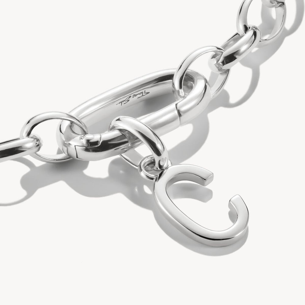 Thomas Sabo Charm Club Charming Connect Sterling Silver Letter C Charm CC1209-001-21
