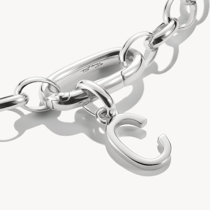 Thomas Sabo Charm Club Charming Connect Sterling Silver Letter C Charm CC1209-001-21