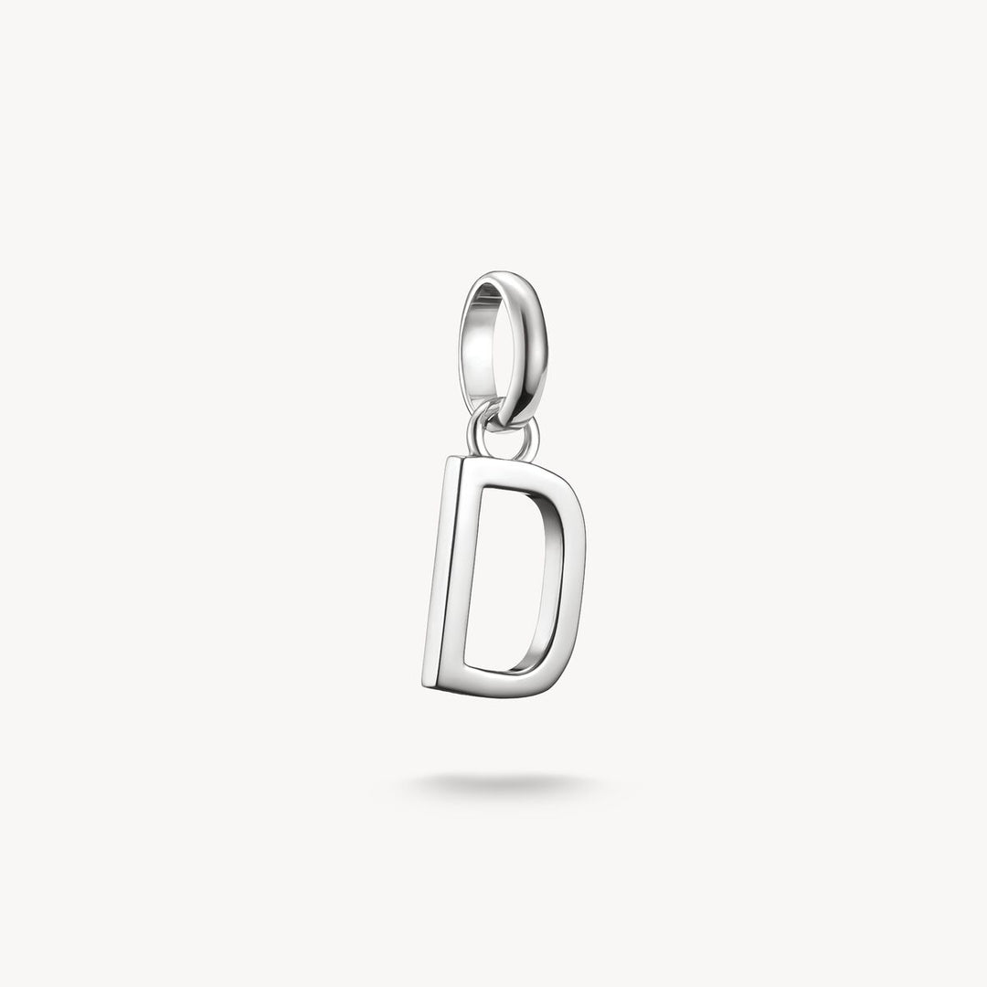 Thomas Sabo Charm Club Charming Connect Sterling Silver Letter D Charm CC1210-001-21