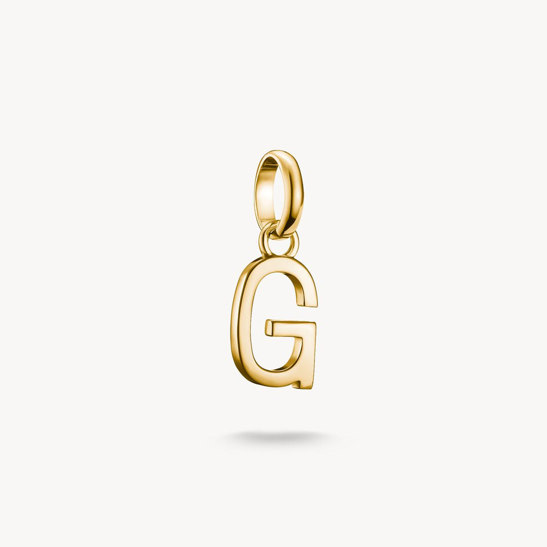Thomas Sabo Charm Club Charming Connect Gold Plated Letter G Charm CC1213-413-39
