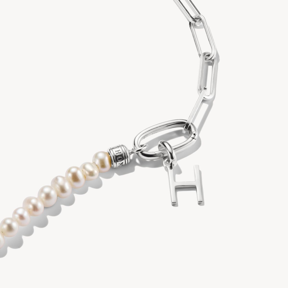 Thomas Sabo Charm Club Charming Connect Sterling Silver Letter H Charm CC1214-001-21