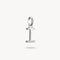 Thomas Sabo Charm Club Charming Connect Sterling Silver Letter I Charm CC1215-001-21