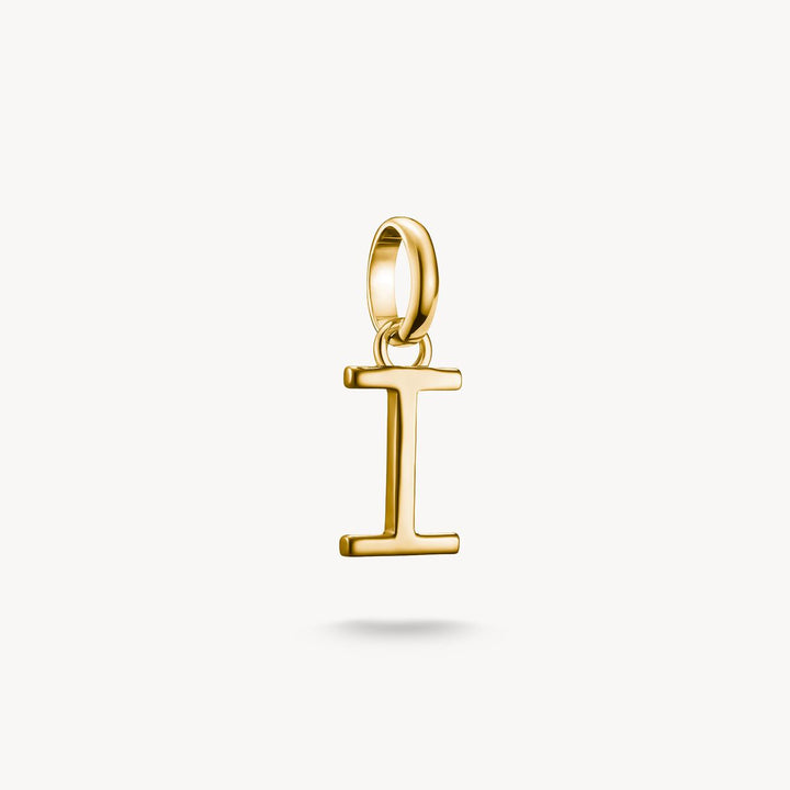 Thomas Sabo Charm Club Charming Connect Gold Plated Letter I Charm CC1215-413-39