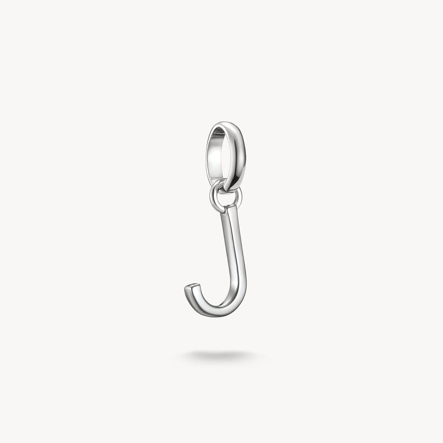 Thomas Sabo Charm Club Charming Connect Sterling Silver Letter J Charm CC1216-001-21