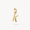 Thomas Sabo Charm Club Charming Connect Gold Plated Letter K Charm CC1217-413-39