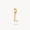 Thomas Sabo Charm Club Charming Connect Gold Plated Letter L Charm CC1218-413-39