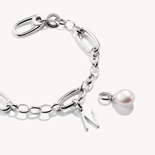 Thomas Sabo Charm Club Charming Connect Sterling Silver Letter N Charm CC1220-001-21