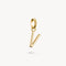 Thomas Sabo Charm Club Charming Connect Gold Plated Letter V Charm CC1228-413-39