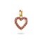 Thomas Sabo Charming Connect 18ct Gold Plated Red Heart Charm CC1237-M01-50