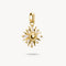 Thomas Sabo Charm Club Charming Connect Gold Plated Sun With Stones Charm CC1246-414-14