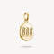 Thomas Sabo Charm Club Charming Connect Gold Plated Angel Number 888 With Stones Charm CC1255-414-14