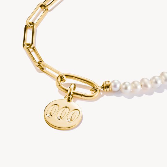 Thomas Sabo Charm Club Charming Connect Angel Number 000 With Stones Charm CC1257-414-14