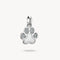 Thomas Sabo Charm Club Charming Connect Sterling Silver Paw Print With Stones Charm CC1259-051-14