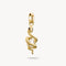 Thomas Sabo Charm Club Charming Connect Gold Plated Snake With Stone Charm CC1264-565-14