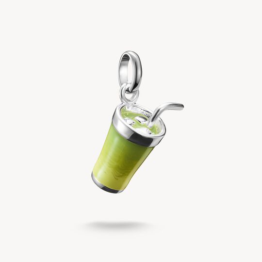 Thomas Sabo Charm Club Charming Connect Sterling Silver Matcha Latte Charm CC1266-007-6