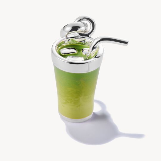 Thomas Sabo Charm Club Charming Connect Sterling Silver Matcha Latte Charm CC1266-007-6