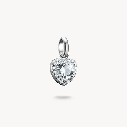 Thomas Sabo Charm Club Charming Connect Sterling Silver Heart Charm CC1278-051-14