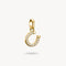 Thomas Sabo Charm Club Charming Connect Gold Plated Horseshoe Charm CC1280-414-14