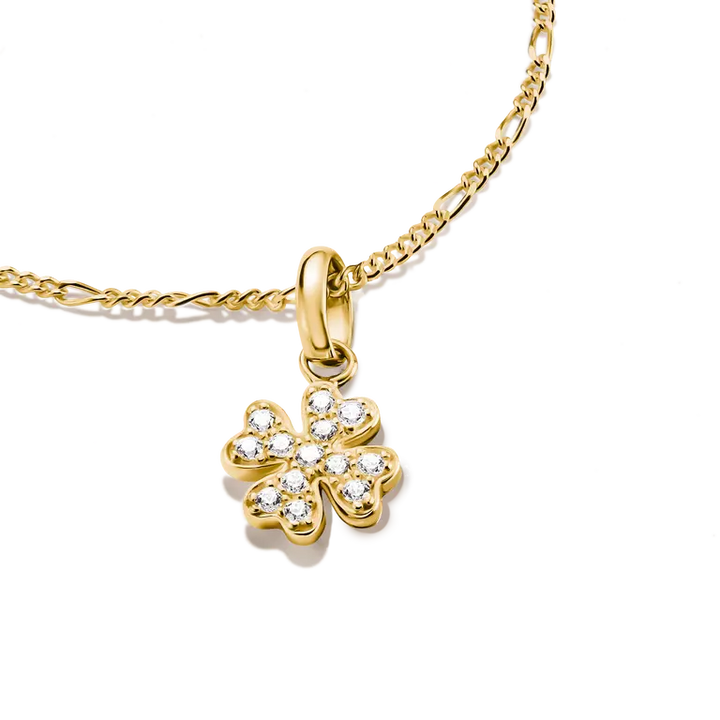 Thomas Sabo Charming Connect 18ct Gold Plated Clover Leaf Charm CC1281-M01-14