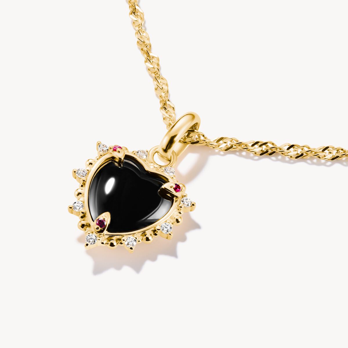 Thomas Sabo Charm Club Charming Connect Gold Plated Vintage Heart Charm CC1286-995-11