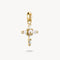 Thomas Sabo Charm Club Charming Connect Gold Plated Vintage cross Charm CC1287-445-14