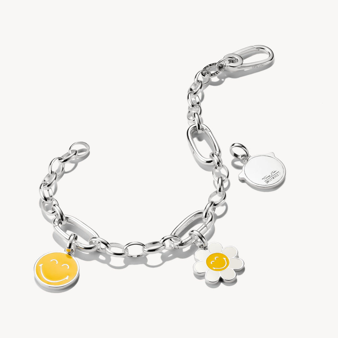 Thomas Sabo Charm Club Charming Connect Sterling Silver SMILEYWORLD® Calm Charm CC1289-664-4