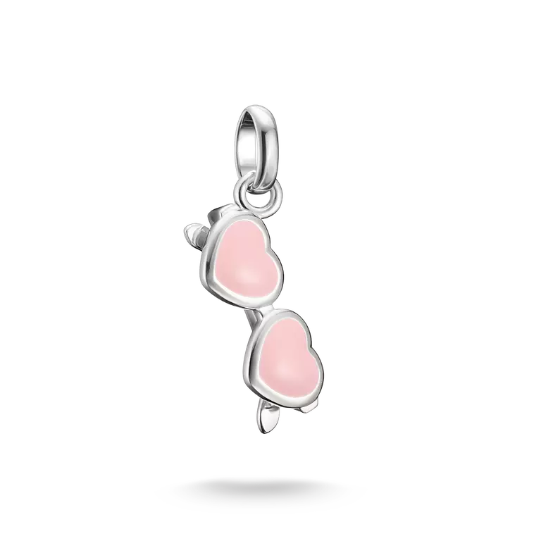 Charm Club Charming Connect Cold Enamel Pink Sunglasses Charm CC1302-007-9