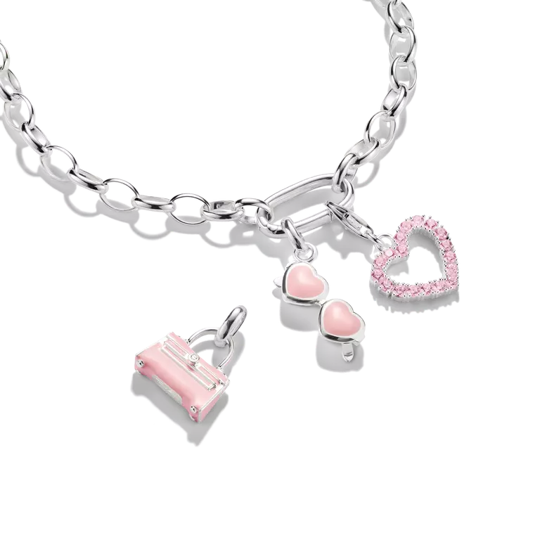 Charm Club Charming Connect Cold Enamel Pink Sunglasses Charm CC1302-007-9