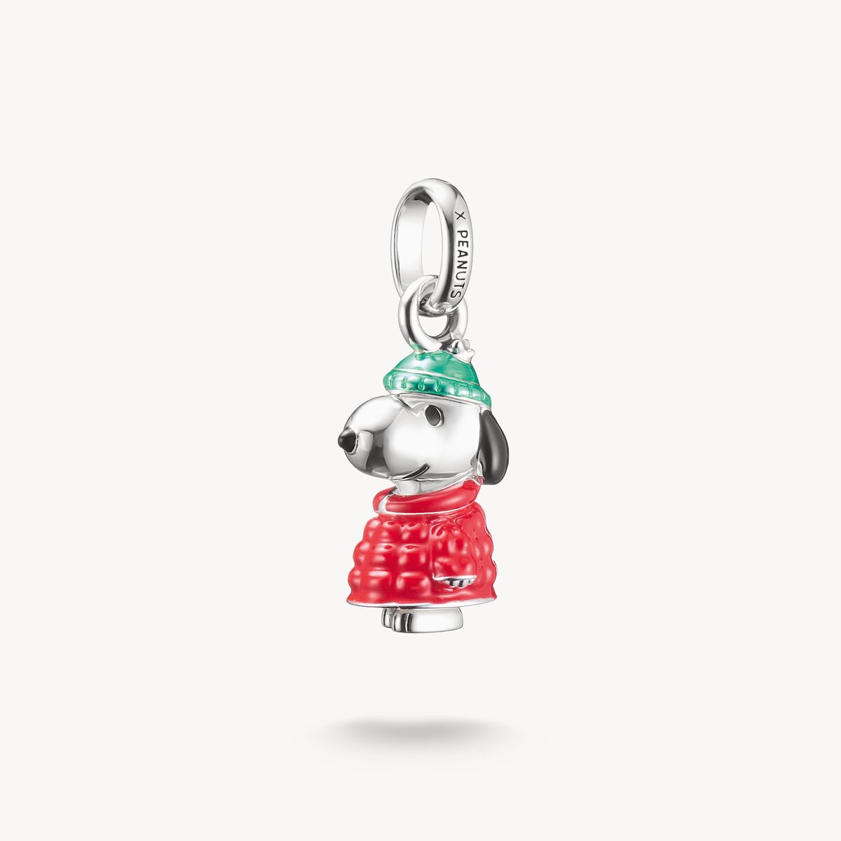 Thomas Sabo Charm Club Charming Connect Sterling Silver Peanuts Winter Jacket Snoopy Charm CC1309-664-7