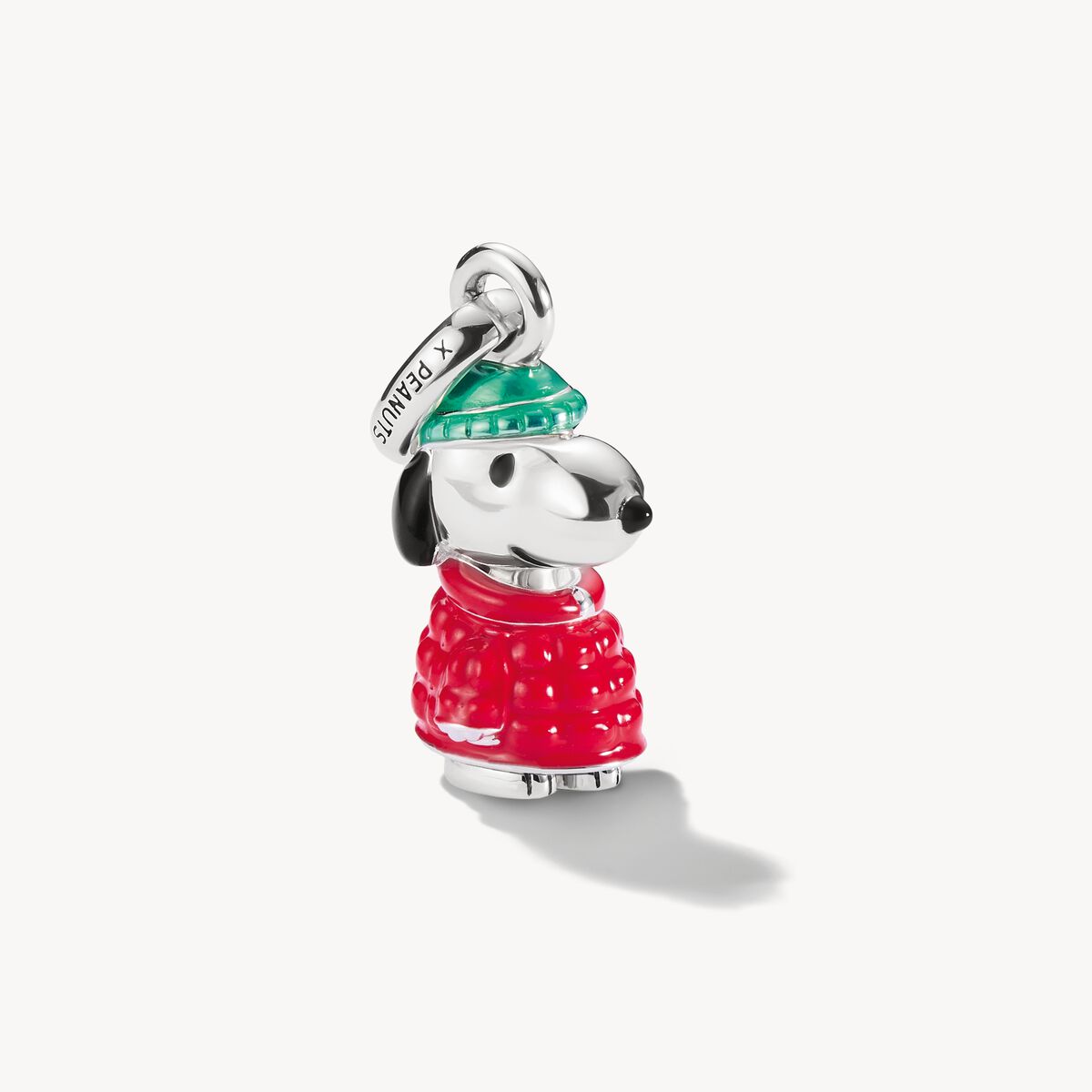 Thomas Sabo Charm Club Charming Connect Sterling Silver Peanuts Winter Jacket Snoopy Charm CC1309-664-7