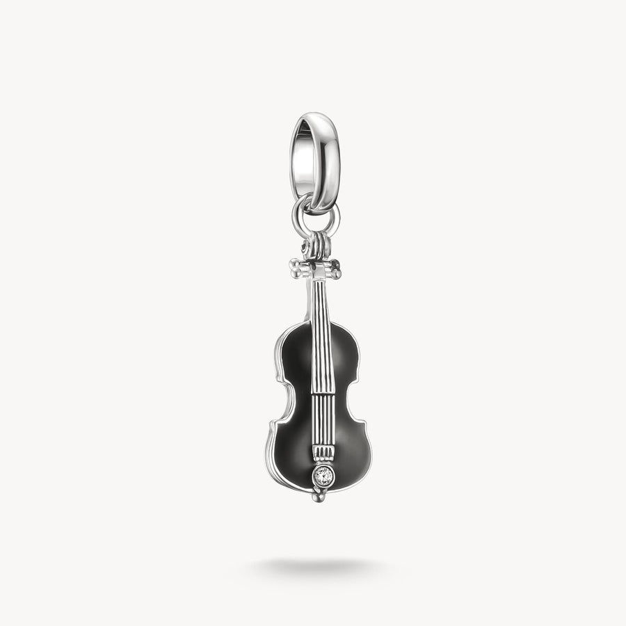 Thomas Sabo Charm Club Charming Connect Sterling Silver Wednesday Zirconia Cello Charm CC1312-691-11