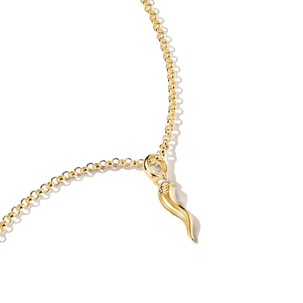 Thomas Sabo Charming Connect 18ct Gold Plated Cornicello Charm CC1328-M01-39
