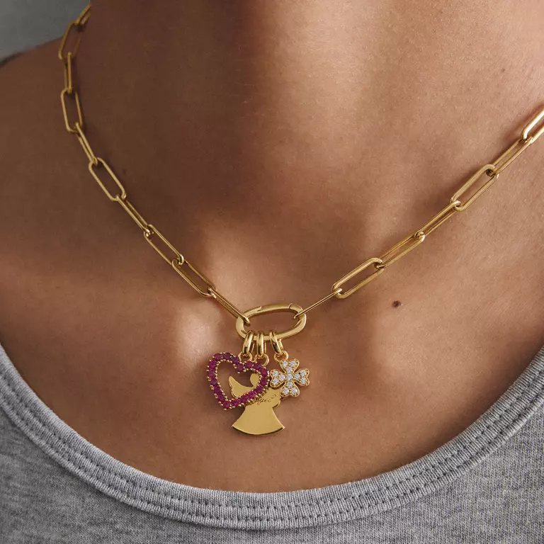 Thomas Sabo Charming Connect 18ct Gold Plated Angel Charm CC1347-M01-39
