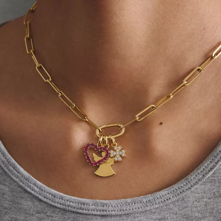 Thomas Sabo Charming Connect 18ct Gold Plated Angel Charm CC1347-M01-39
