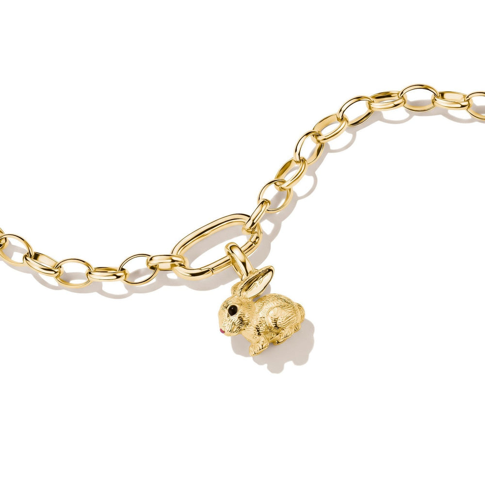 Thomas Sabo Charming Connect 18ct Gold Plated Rabbit Charm CC1350-M05-39